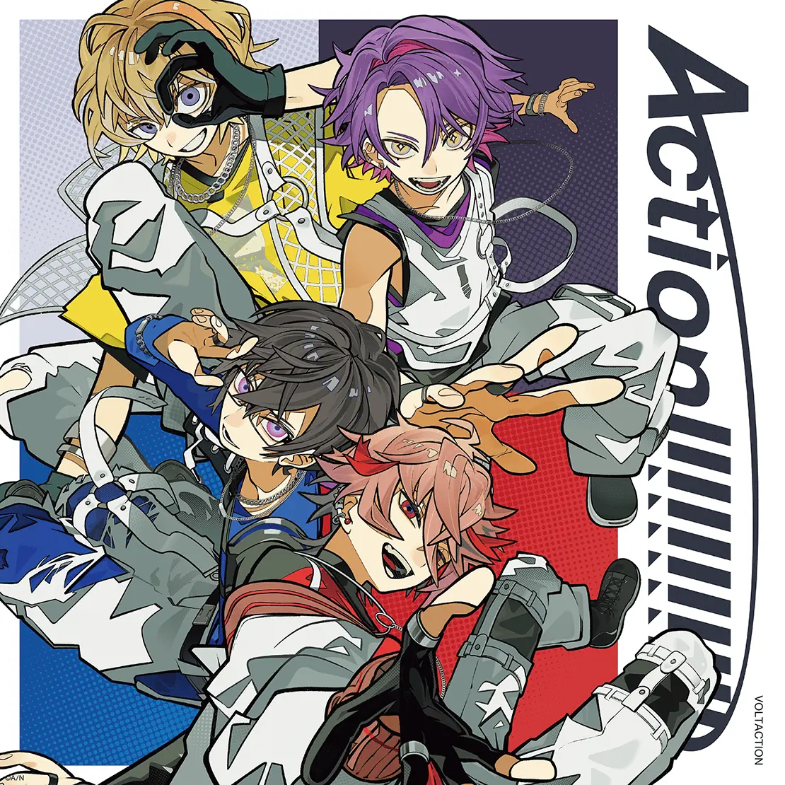 1stミニアルバム『Action!!!!!!!!!!!!』初回限定盤Bのジャケット