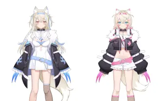 ホロライブENの双子VTuber「FUWAMOCO」YouTube登録者100万人突破