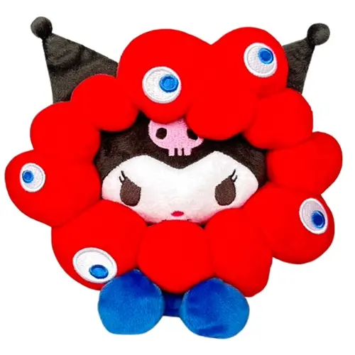 EXPO2025　サンリオキャラクターズ　ミャクミャクなりきりぬいぐるみM クロミ／画像は2025大阪・関西万博公式ライセンス商品オフィシャルオンラインストアより