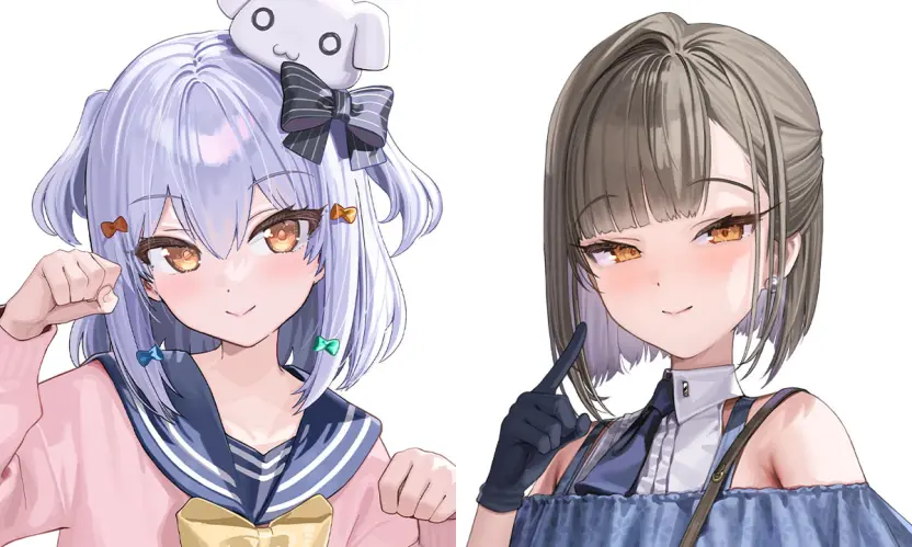 犬山たまきさん（左）と佃煮のりおさん（右）