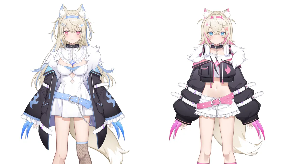 ホロライブENの双子VTuber「FUWAMOCO」YouTube登録者100万人突破 - KAI-YOU