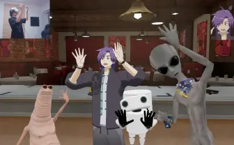 スタンミ、盟友トコロバとVRChatで再会　宇宙人たちが住まう星で異文化交流