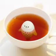 いしかわかずやさん発案のシュールな「アザラシの茶葉入れ」