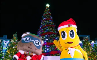 ぽこピークリスマスライブ、愛知のテーマパークで開催 コラボアトラクションも運行