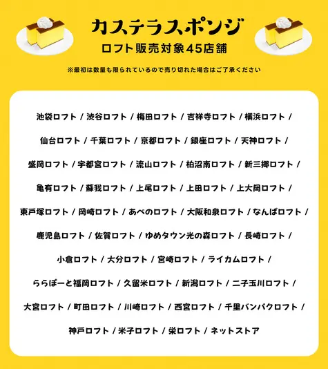 販売店舗一覧
