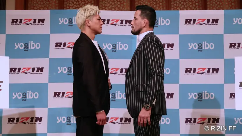 鈴木千裕選手とクレベル・コイケ選手