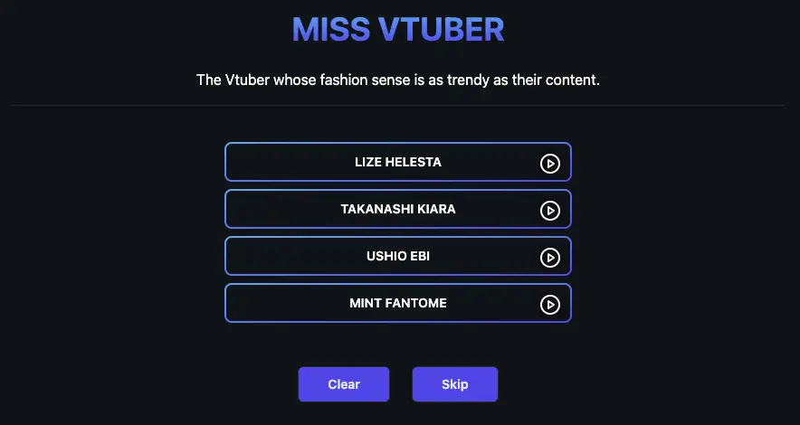 Miss Vtuber
