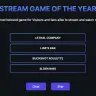 Stream Game of the Year