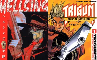 限定版50◆直筆サイン トライガン 複製原画5 TRIGUN 内藤泰弘の世界展 トライガン・マキシマム」内藤泰弘の直筆サイン入り複製原画が全
