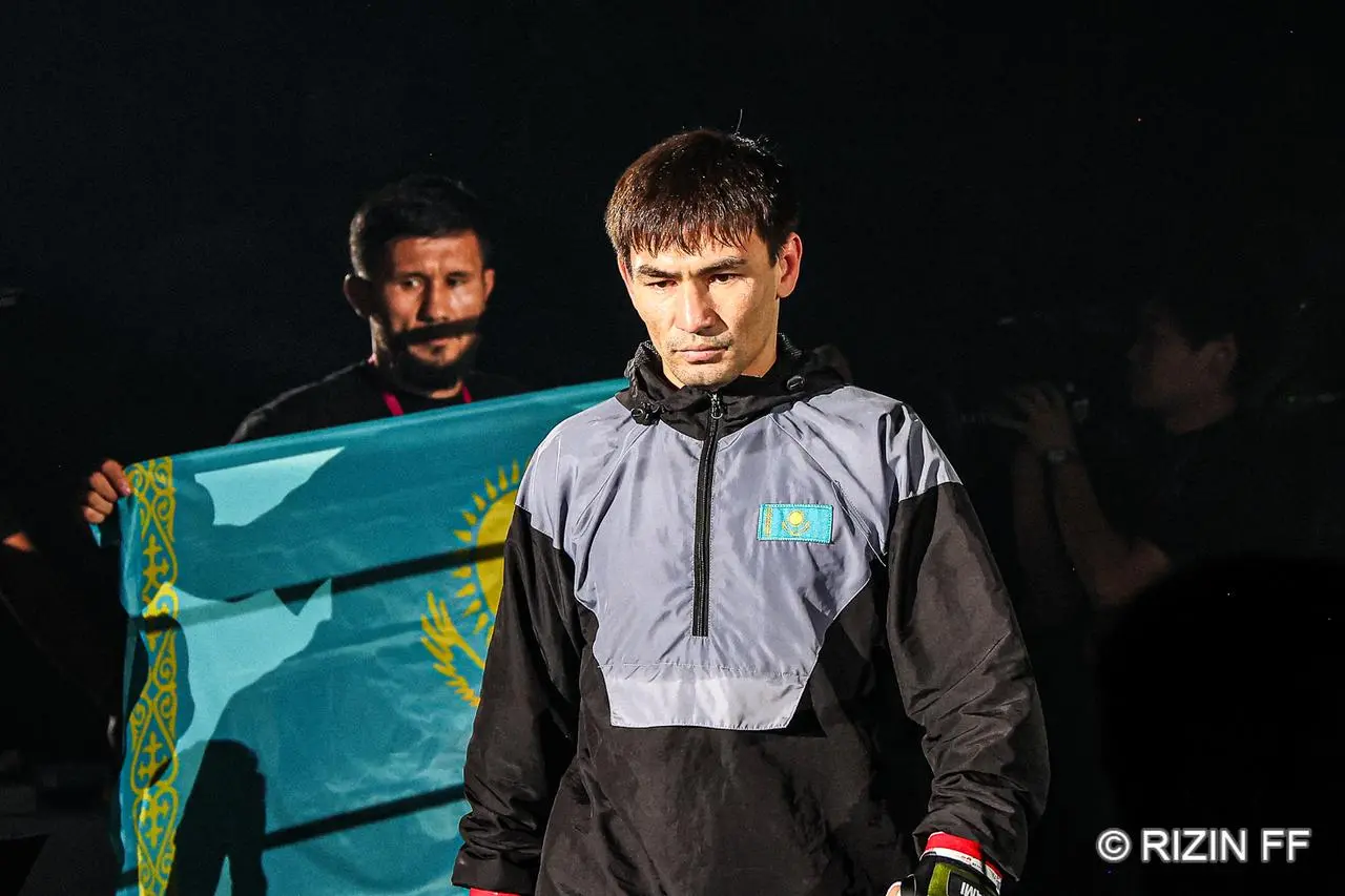 カルシャガ・ダウトベック選手。大晦日の「RIZIN DECADE」でYA-MAN選手と対戦する