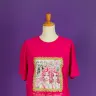 『叶姉妹のファビュラス・ワールドMAX』刊行記念Tシャツ（ホットピンク）