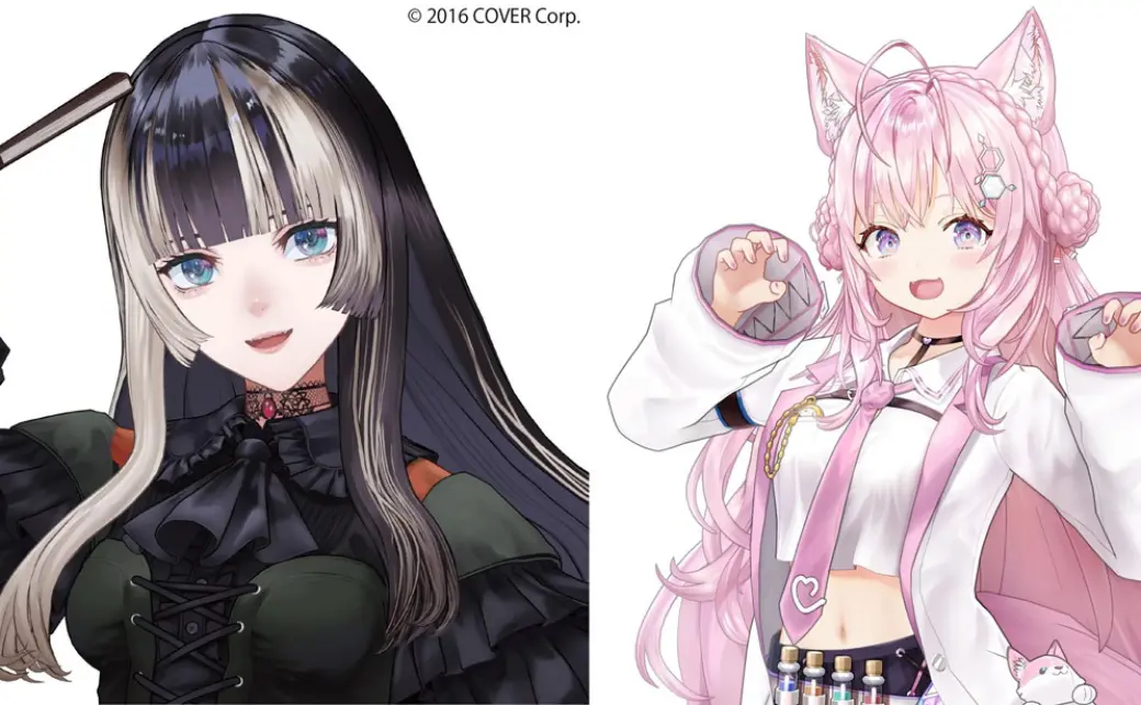 博衣こよりさんと「お子さま用音声ガイド」を担当する儒烏風亭らでん