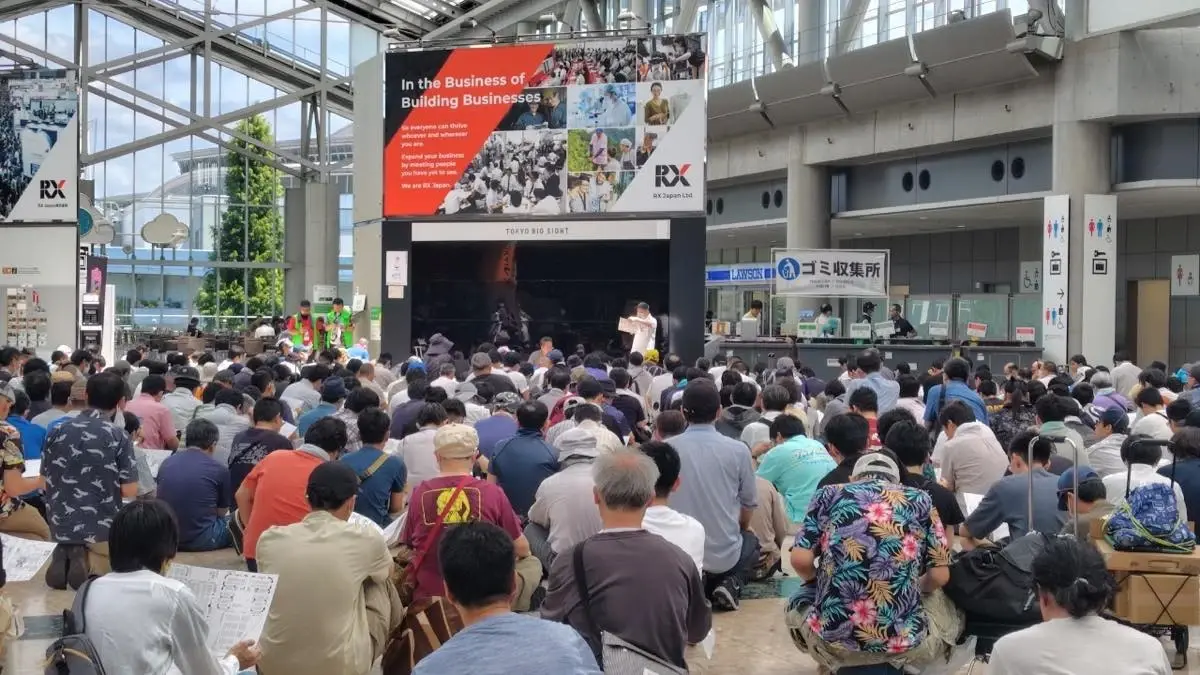 「C104」設営日の様子-2／撮影：コミックマーケット準備会