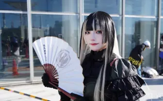 ホロライブ儒烏風亭らでんのコスプレが秀麗 和×ゴスロリを完全再現