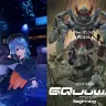 『機動戦士Gundam GQuuuuuuX（ジークアクス） Beginning.』（右）の挿入歌を担当した星街すいせいさん（左）
