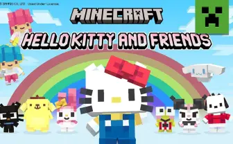 サンリオキャラが『Minecraft』に登場！ ハローキティがカクカクした姿に
