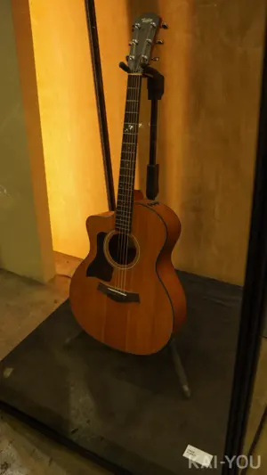 甲斐田晴さん愛用のギター