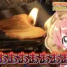 さくらみこさんがつくったたい焼きの生地が燃えてしまう