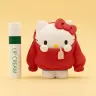 「PERIHAPI！ Hello Kitty and Friends おきがえちゅう」に収録されるセーターがうまく着られなかったハローキティ