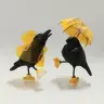 雨の日のカラスのフィギュア／記事内の画像はすべてヤトウナオコさんの提供