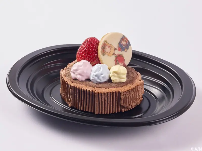 「にじさんじフェス展」コラボカフェメニュー ロリコロールケーキ