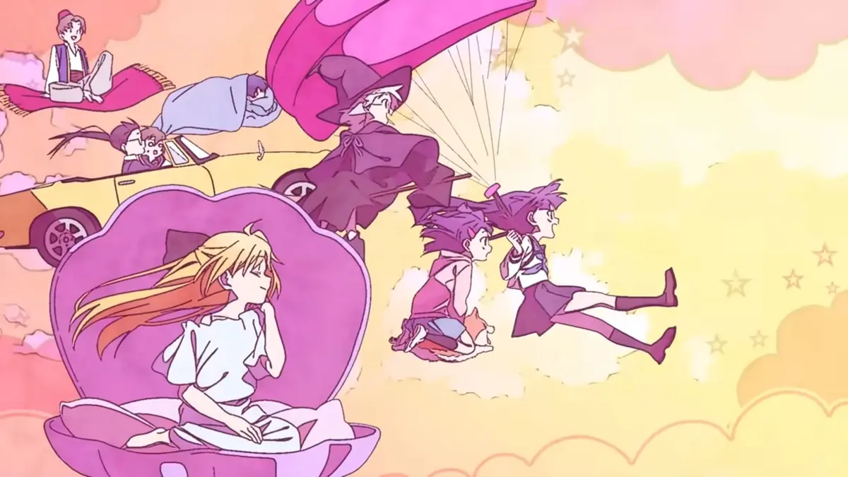 アニメのオープニングを意識させるカットの数々