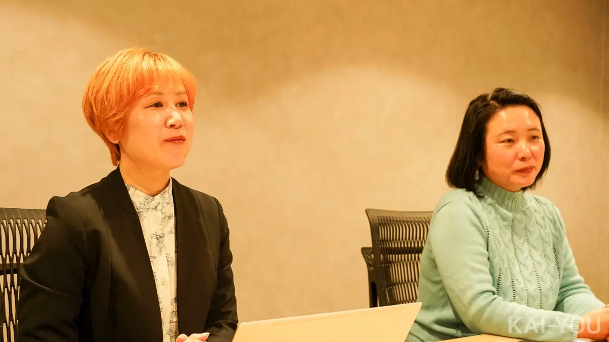 河野葉月さんと松崎夕里さん
