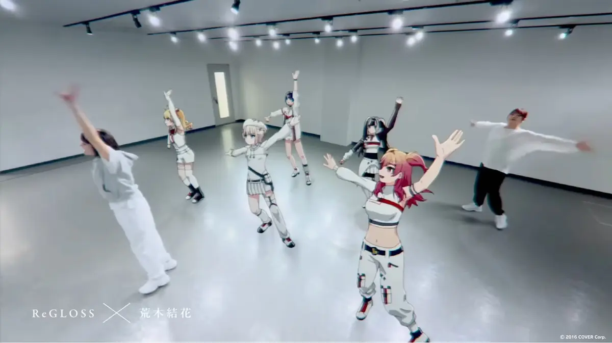 ReGLOSSの面々と荒木結花さん
