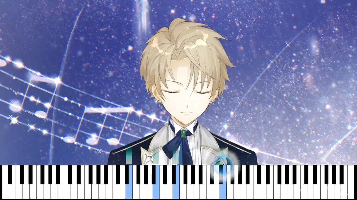 ピアノを弾く潤音ノクトさん