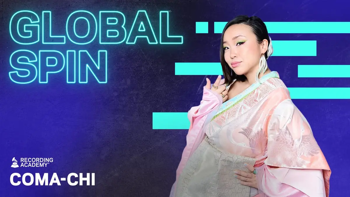 「Global Spin」で「Iyasaka」をパフォーマンスしたCOMA-CHIさん