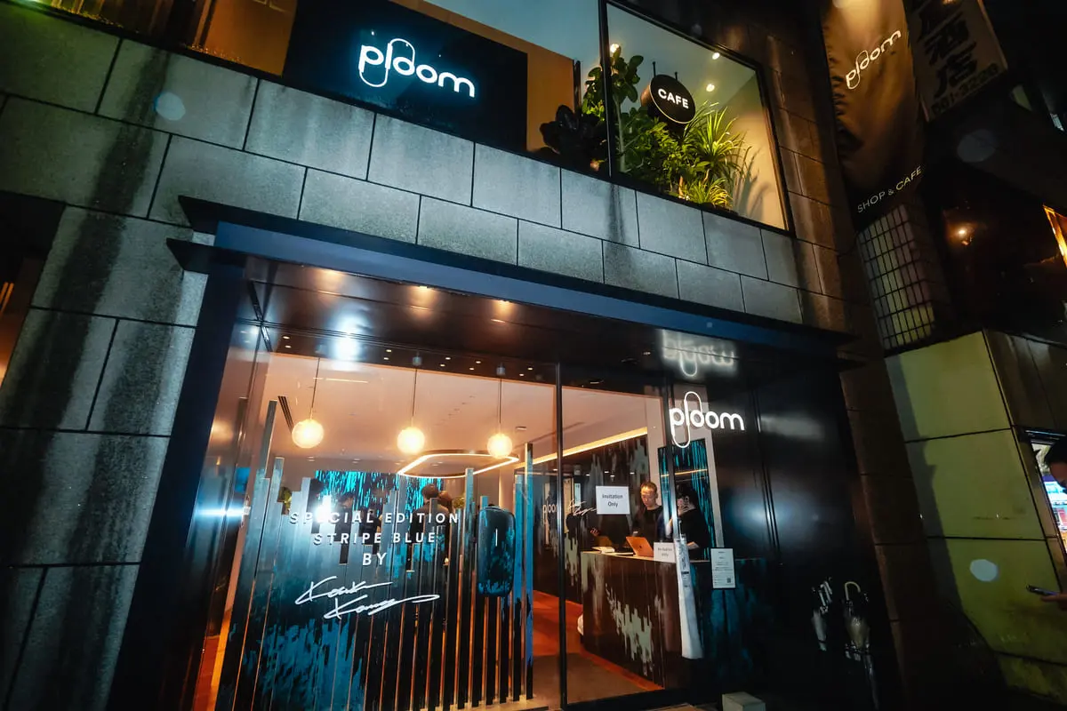 イベント当日のPloom Shop 銀座店