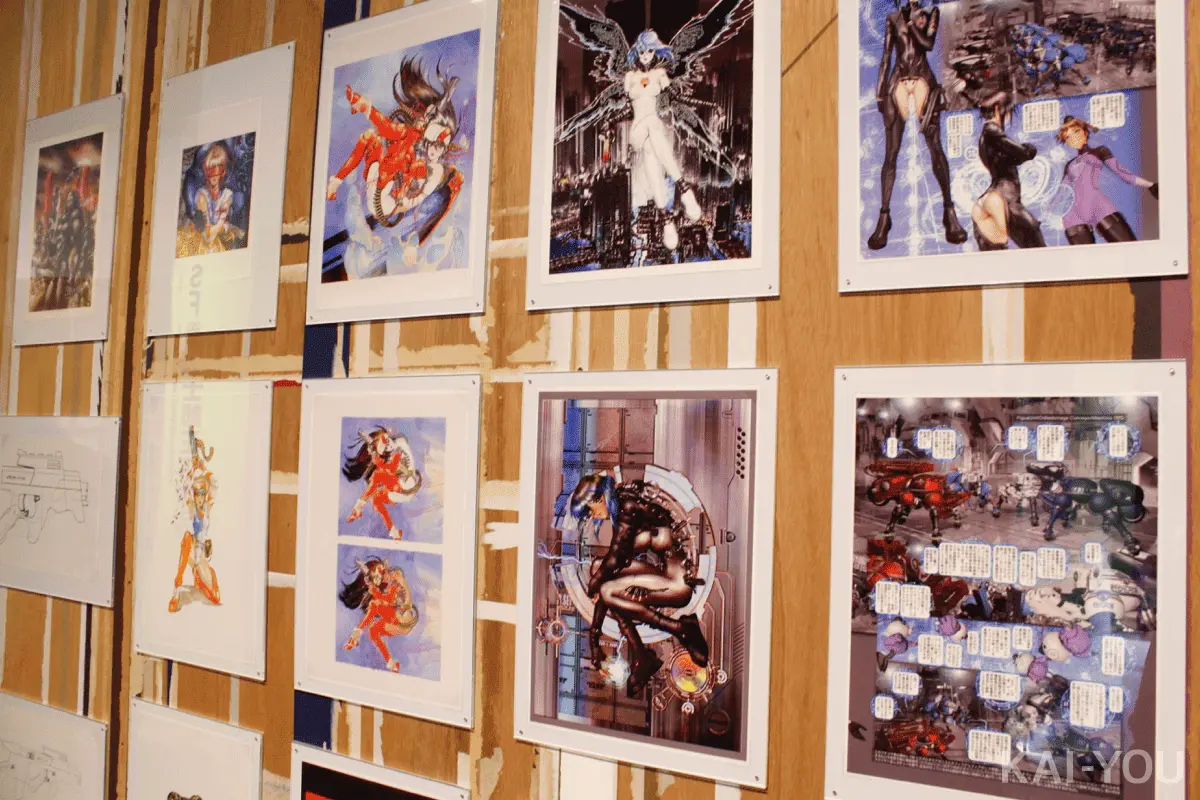 会場写真20／©Shirow Masamune/KODANSHA／©Shirow Masamune/SEISHINSHA／©Shirow Masamune/「士郎正宗の世界展」