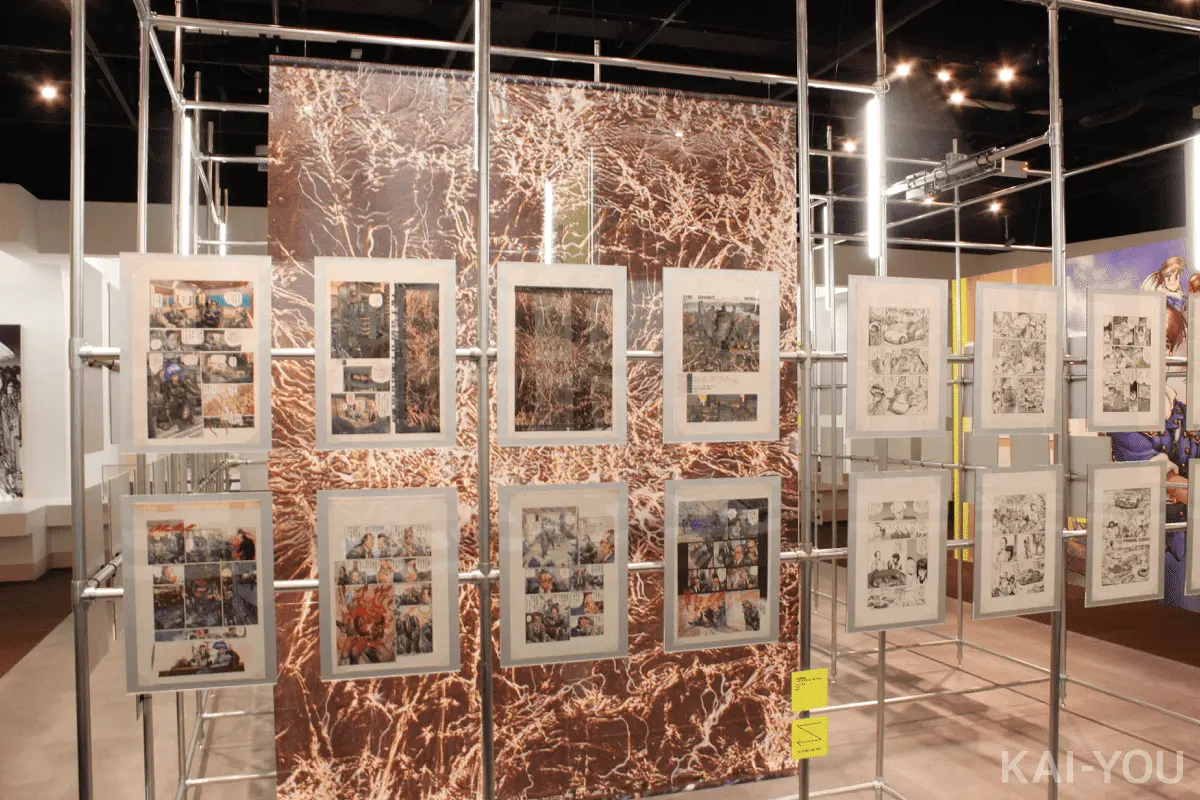 会場写真12／©Shirow Masamune/KODANSHA／©Shirow Masamune/SEISHINSHA／©Shirow Masamune/「士郎正宗の世界展」