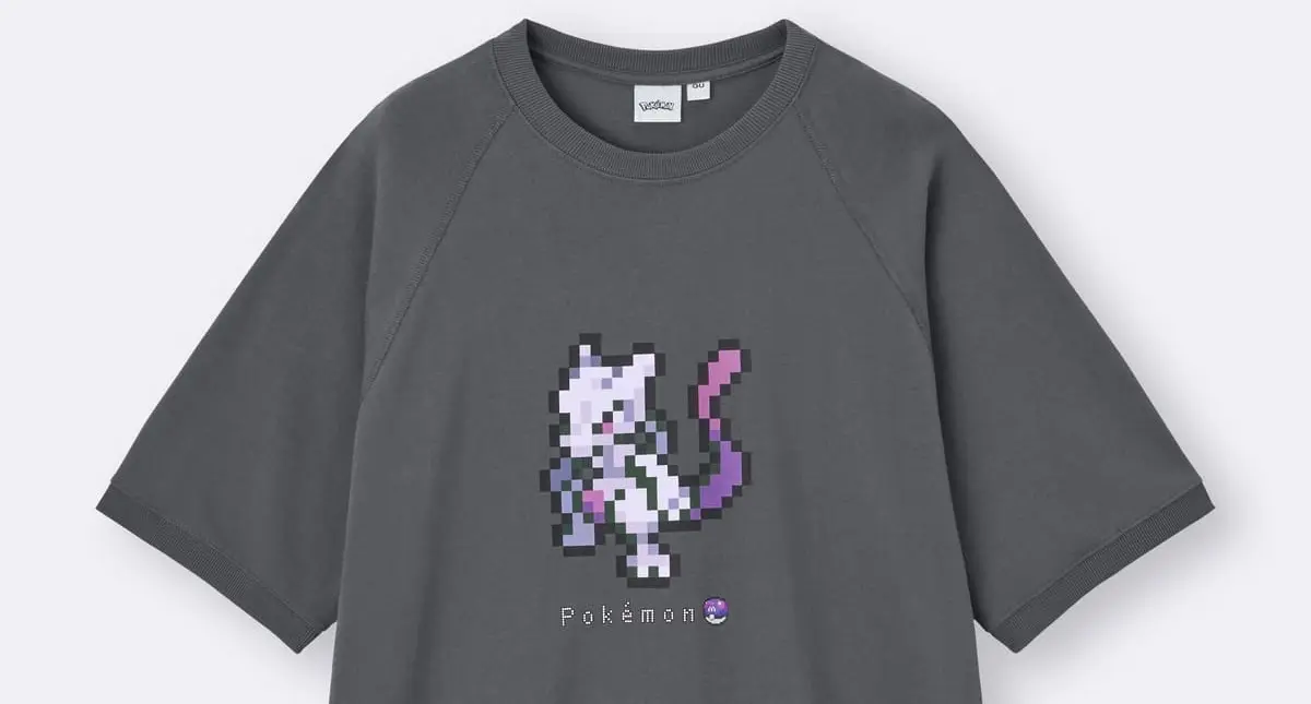 ポケモン×GUコラボ発売決定　ドット絵のポケモンたちと冒険に出よう！