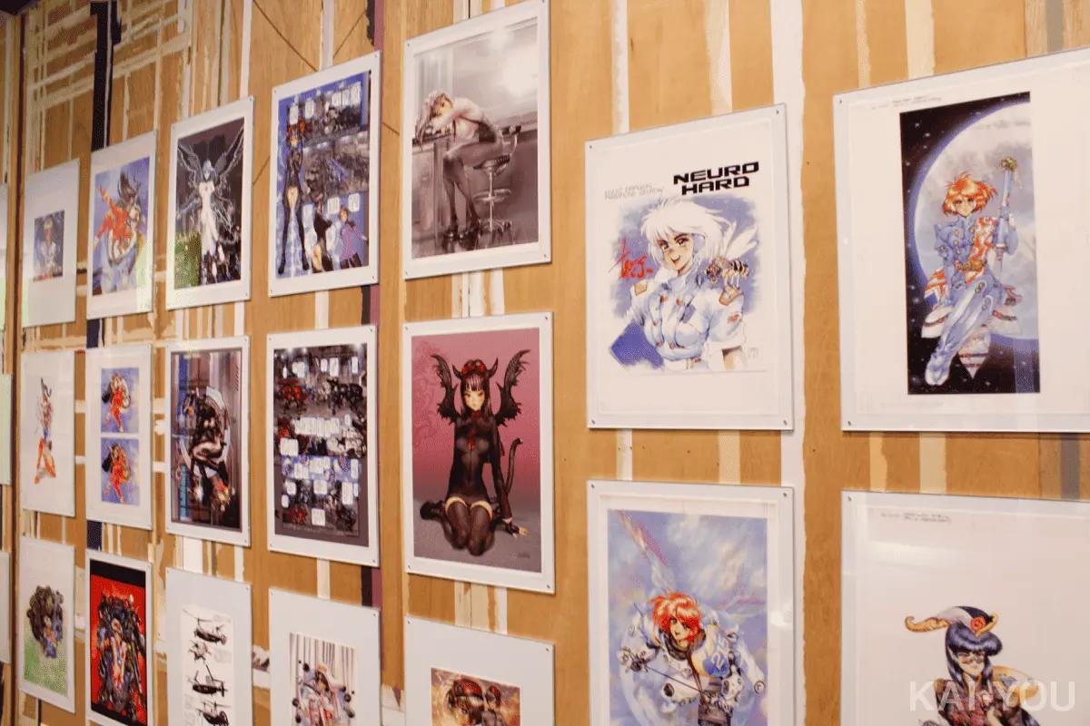 会場写真21／©Shirow Masamune/KODANSHA／©Shirow Masamune/SEISHINSHA／©Shirow Masamune/「士郎正宗の世界展」
