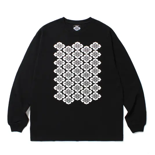 「花罰家紋」ロングTシャツ