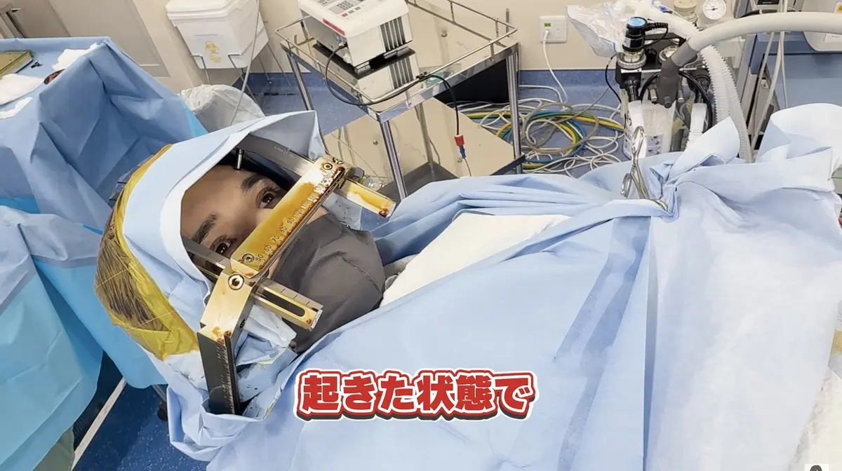 手術を受ける直前のスタンミさん