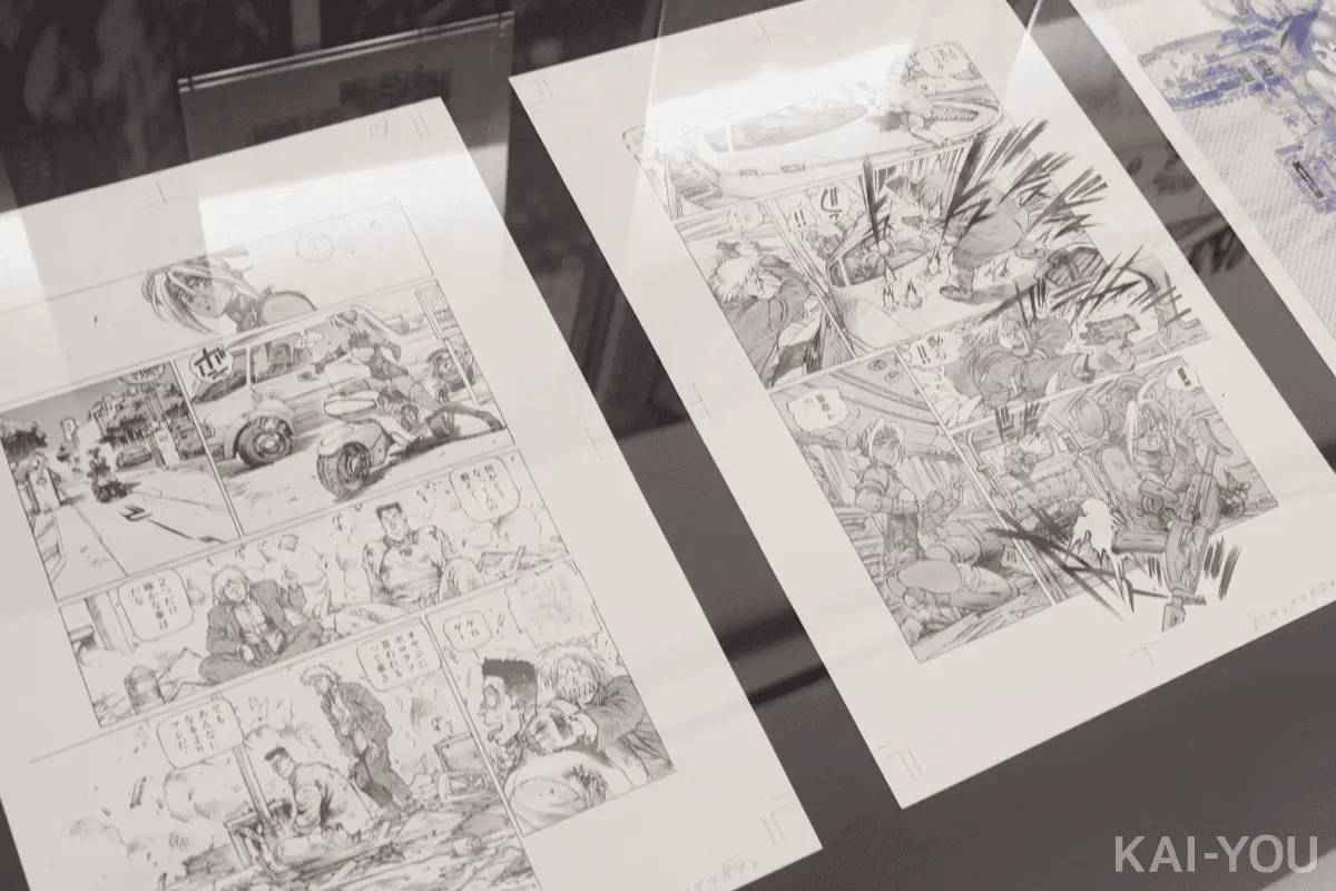 会場写真9／©Shirow Masamune/KODANSHA／©Shirow Masamune/SEISHINSHA／©Shirow Masamune/「士郎正宗の世界展」