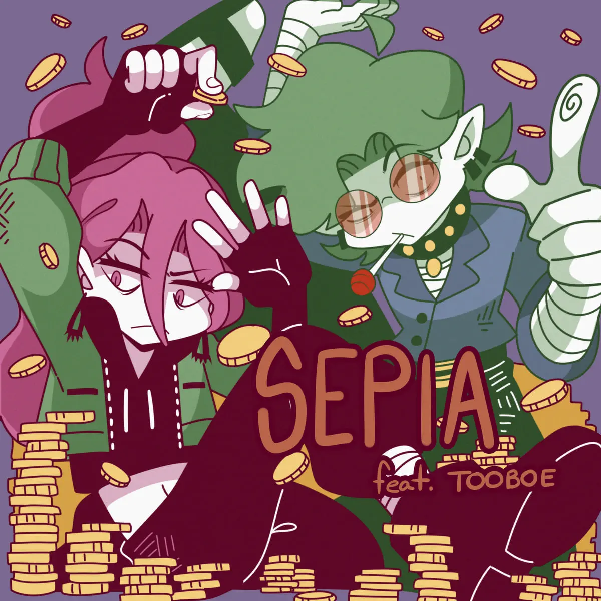 「Sepia feat. TOOBOE」の配信ジャケット