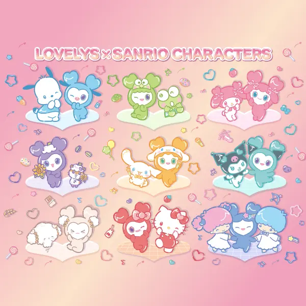 「2025年サンリオキャラクター大賞 パートナー部門」中間3位・TWICE LOVELYS ×サンリオキャラクターズ