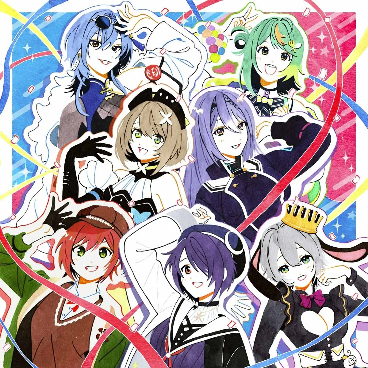 あおぎり高校、新曲「トリコロール・ステップ 2025」リリース　nerdwitchkomugichanが編曲