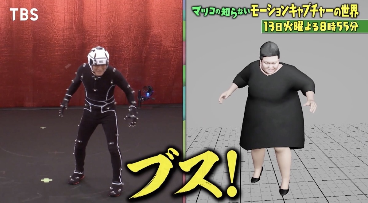 マツコの知らない世界」でモーションキャプチャー特集 『モンハン
