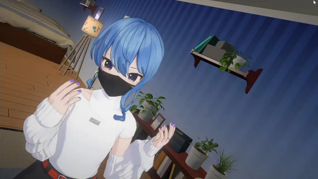 インナー姿やマスクなど、様々な着こなしができる星街すいせいさん新3D衣装