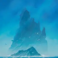John Avonさんが手がけた《島／Island》／画像は<a href="https://johnavonart.com/islands/unstable-island/" target="_blank">JohnAvonArt</a>より