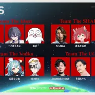 「GeoGuessr The k4sen」出場メンバー ※一ノ瀬うるはさんが出場辞退となり千燈ゆうひさんが出場／画像はThe k4sen公式Xから