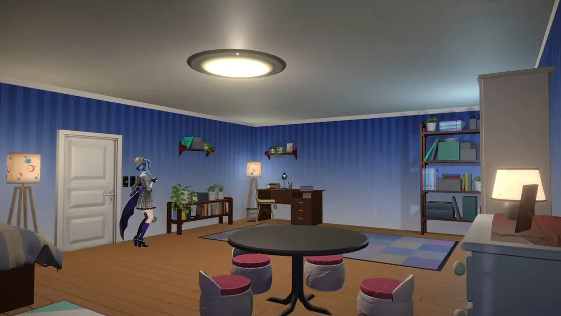 2ヶ月ぶりの配信の舞台となったVRChatワールド