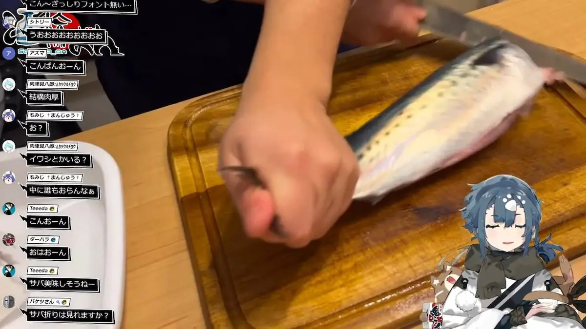 酒輪おんさんの料理配信-1／画像は酒輪おんさんのXから