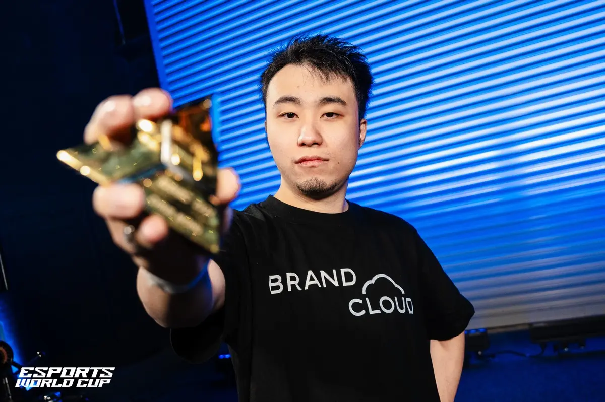 「eスポーツワールドカップ」で3位タイに入賞した立川さん