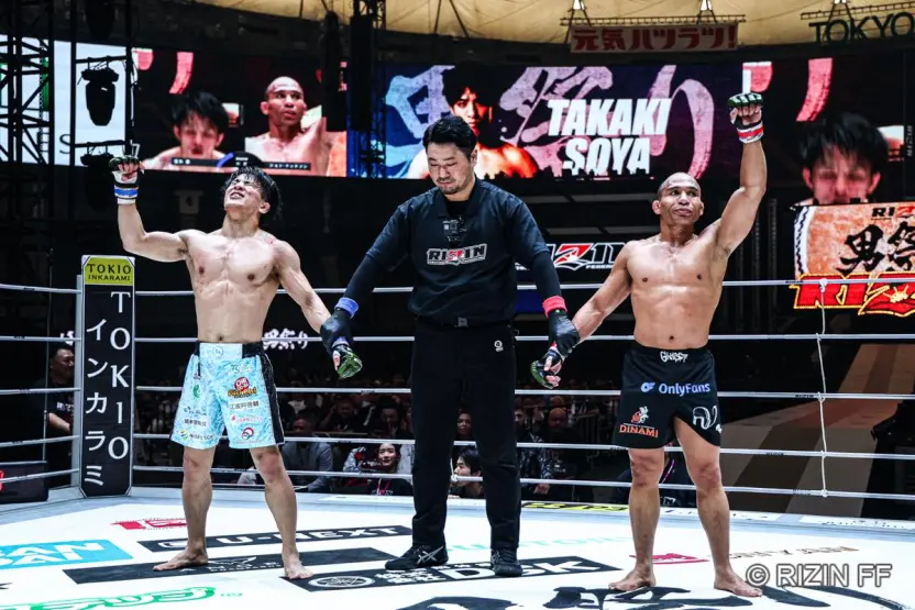 「RIZIN男祭り」第4試合：ジョン・ドッドソン vs. 征矢貴 写真2