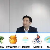 コカインを表す絵文字の問題の正解／画像はYouTubeより